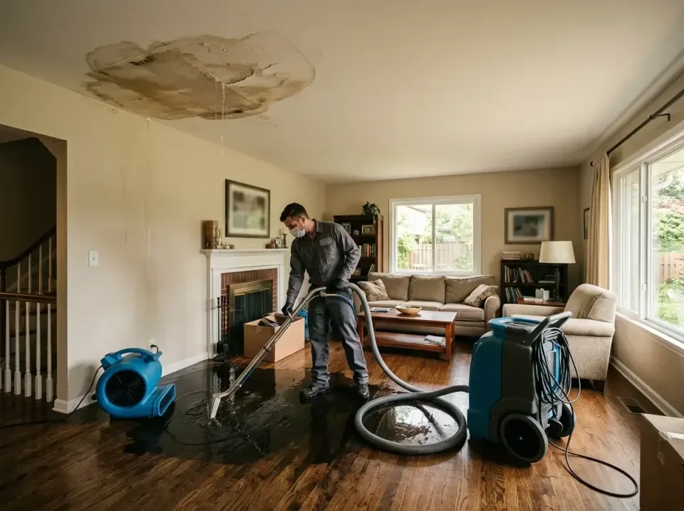 attic-pipe-burst-ceiling-drip-008 — frequently asked questions, Water Damage Restoration & Carpet Care in Sand Springs, OK